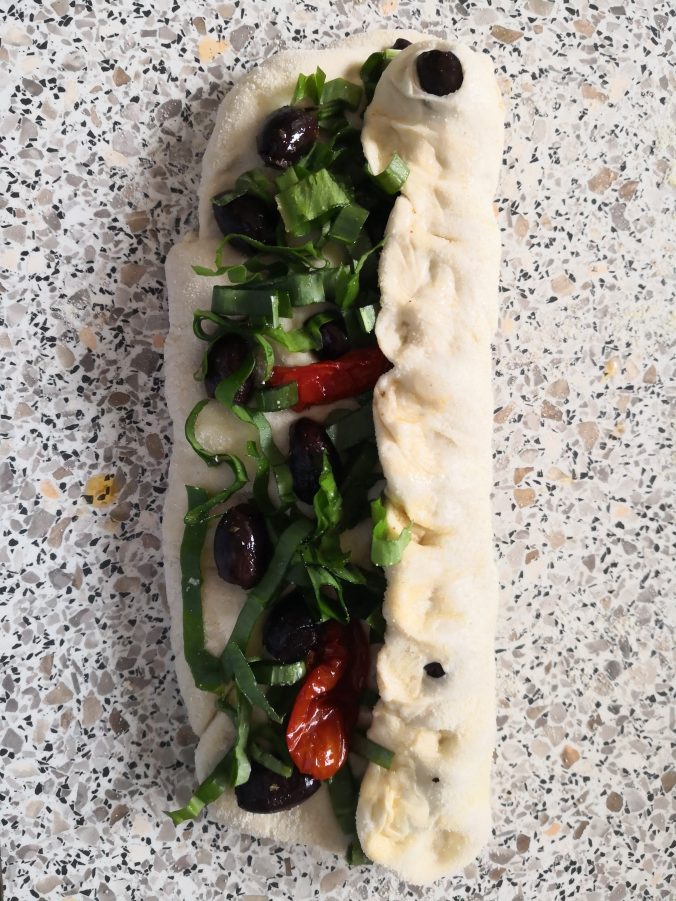 DinkelKräuterAdele, Dinkelbaguette - BmF - Backen mit Freunden