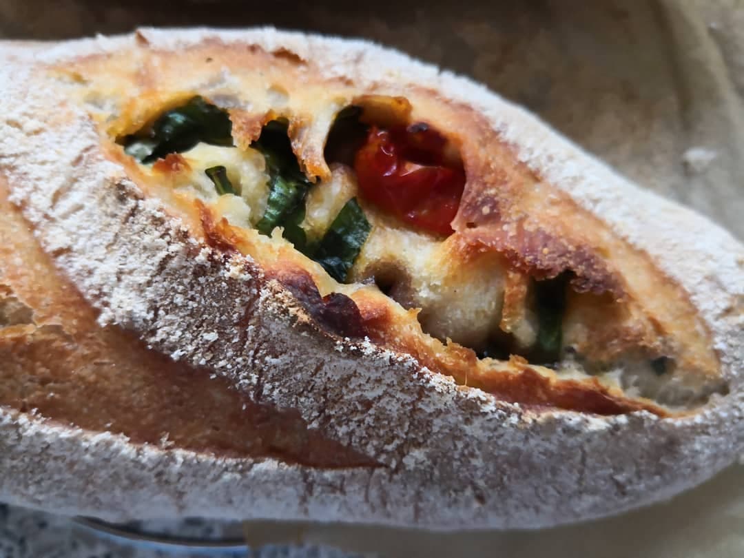 DinkelKräuterAdele, Dinkelbaguette - BmF - Backen mit Freunden